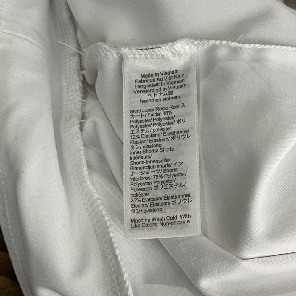 J.Crew White Pleated Active Skort Womens S Tennis Golf Pickleball Running - Picture 5 of 10
